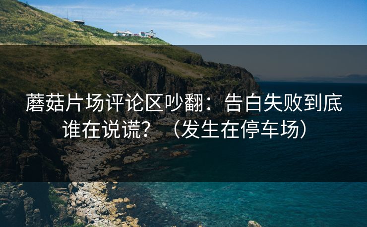 蘑菇片场评论区吵翻：告白失败到底谁在说谎？（发生在停车场）
